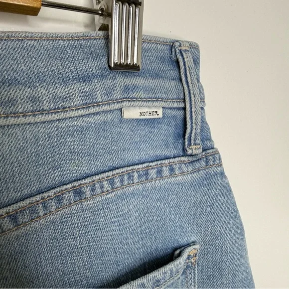 MOTHER NWT The Maven Sneak High Rise Straight Leg Jeans - Picture 10 of 10